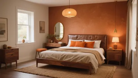 5 Brown Orange Bedroom Ideas