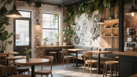 5 Coffee Cafe Wall Design Inspirations