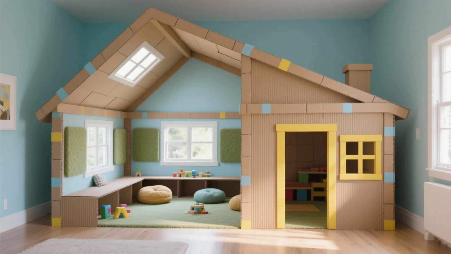 Cardboard Box House DIY: Creative Guide to Building at Home: 1 Minute to Your Fast-Track Cardboard Box House DIY Experience