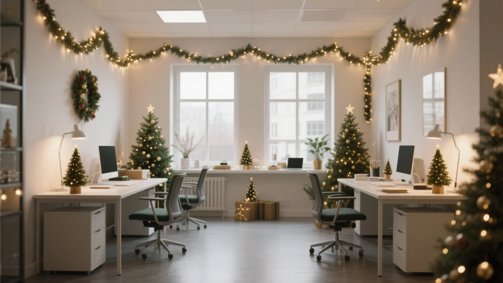 10 Christmas Office Decorations Ideas: Festive & Creative Ways to Brighten Your Workplace This Holiday Season