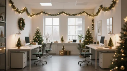 10 Christmas Office Decorations Ideas