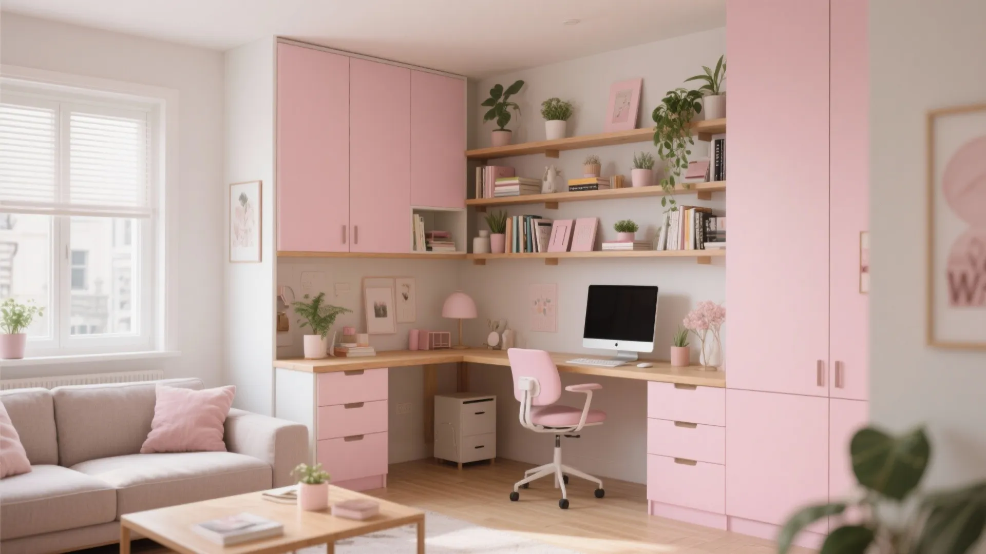 Tip 1: Cozy Corner Desk with Style