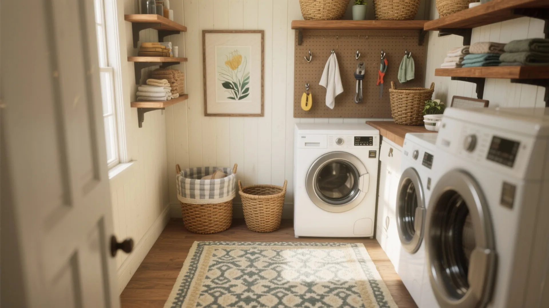 5. Make it feel like a room: finishes and hooks