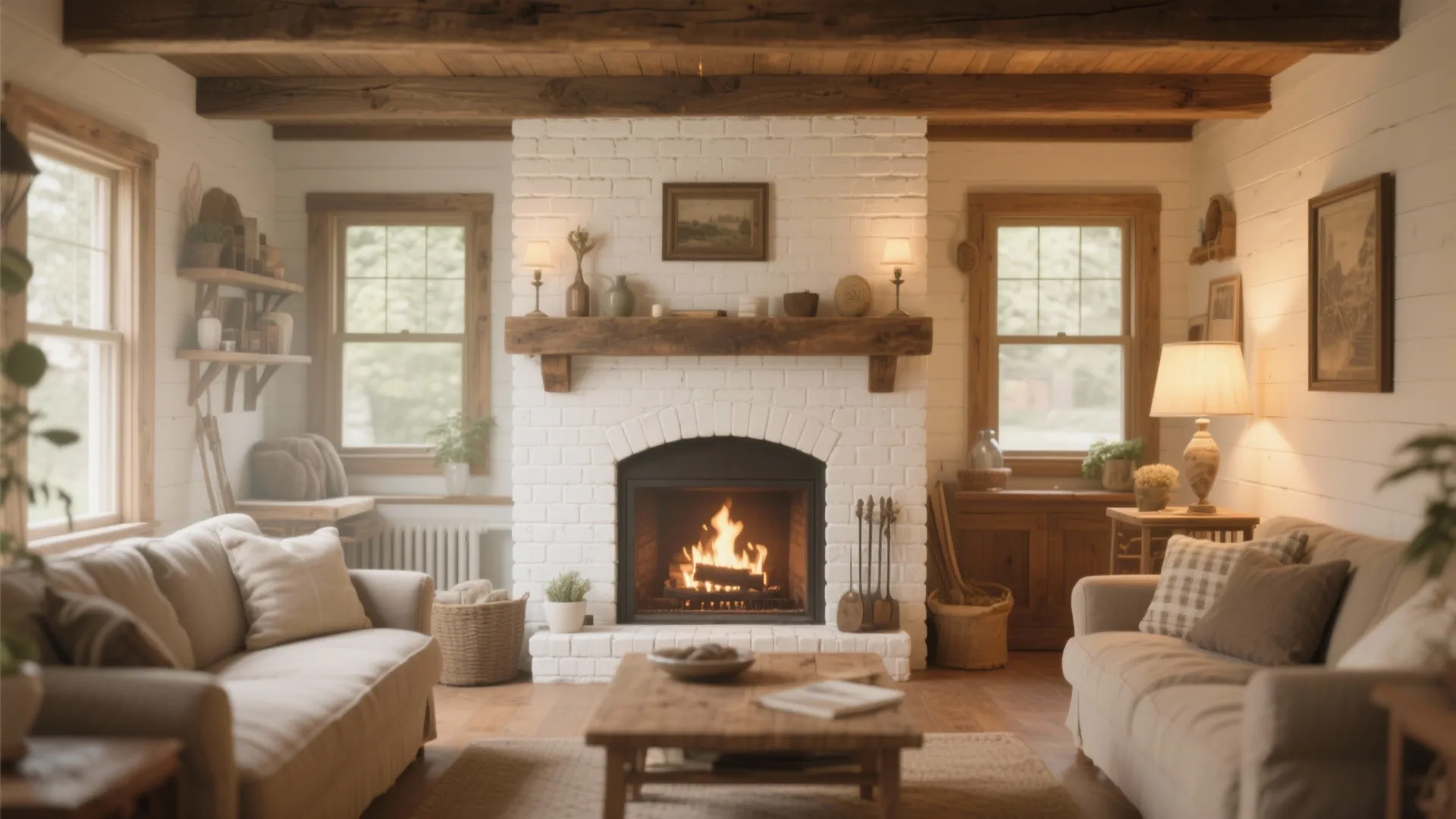 6. Cozy Fireplace Focal Point