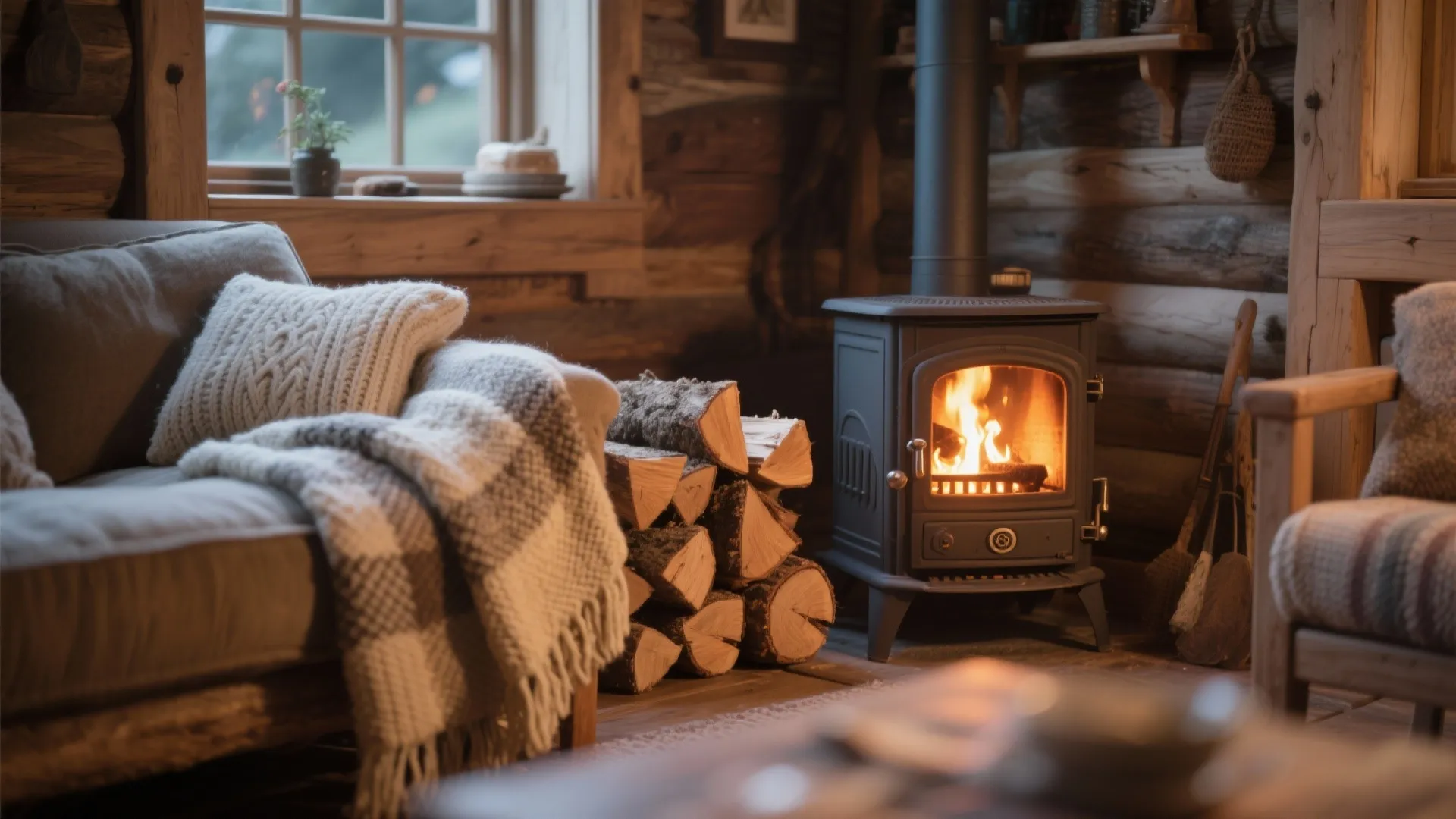 4. Cozy Fireplace Nook
