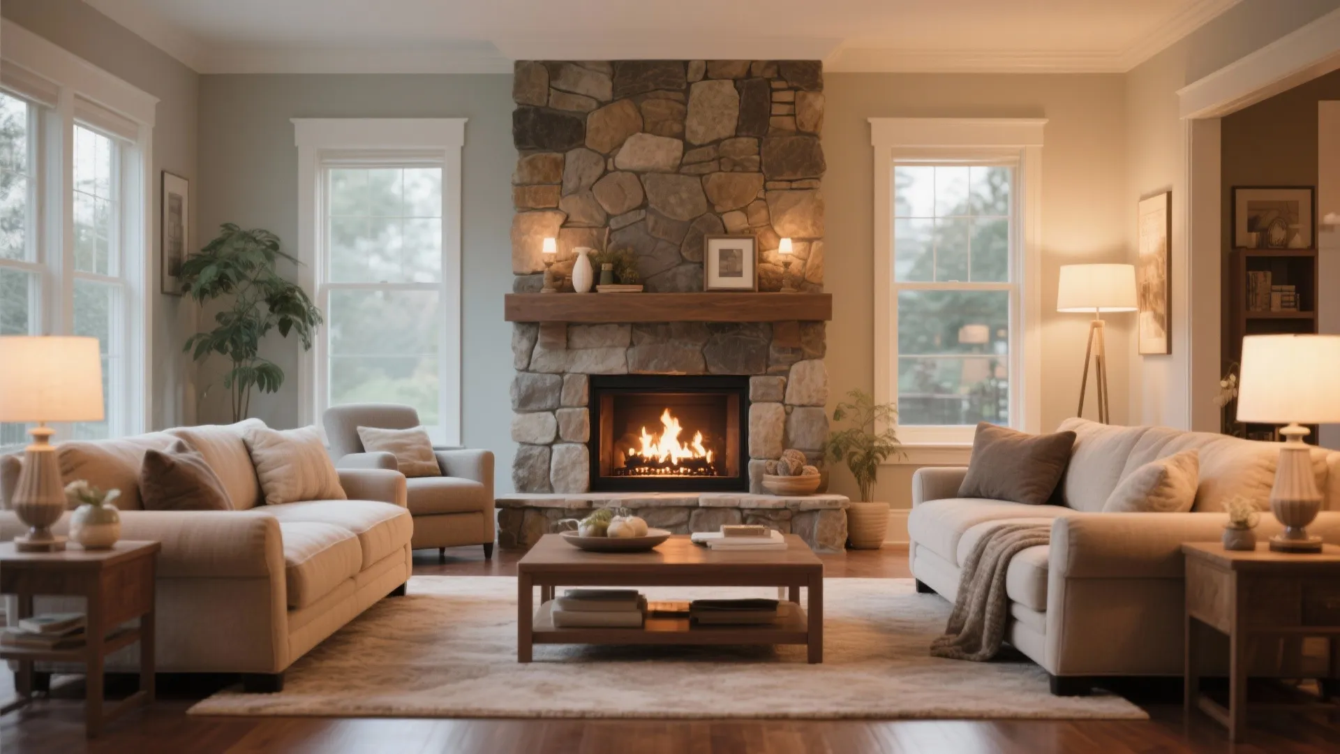 Cozy Fireplace Anchor