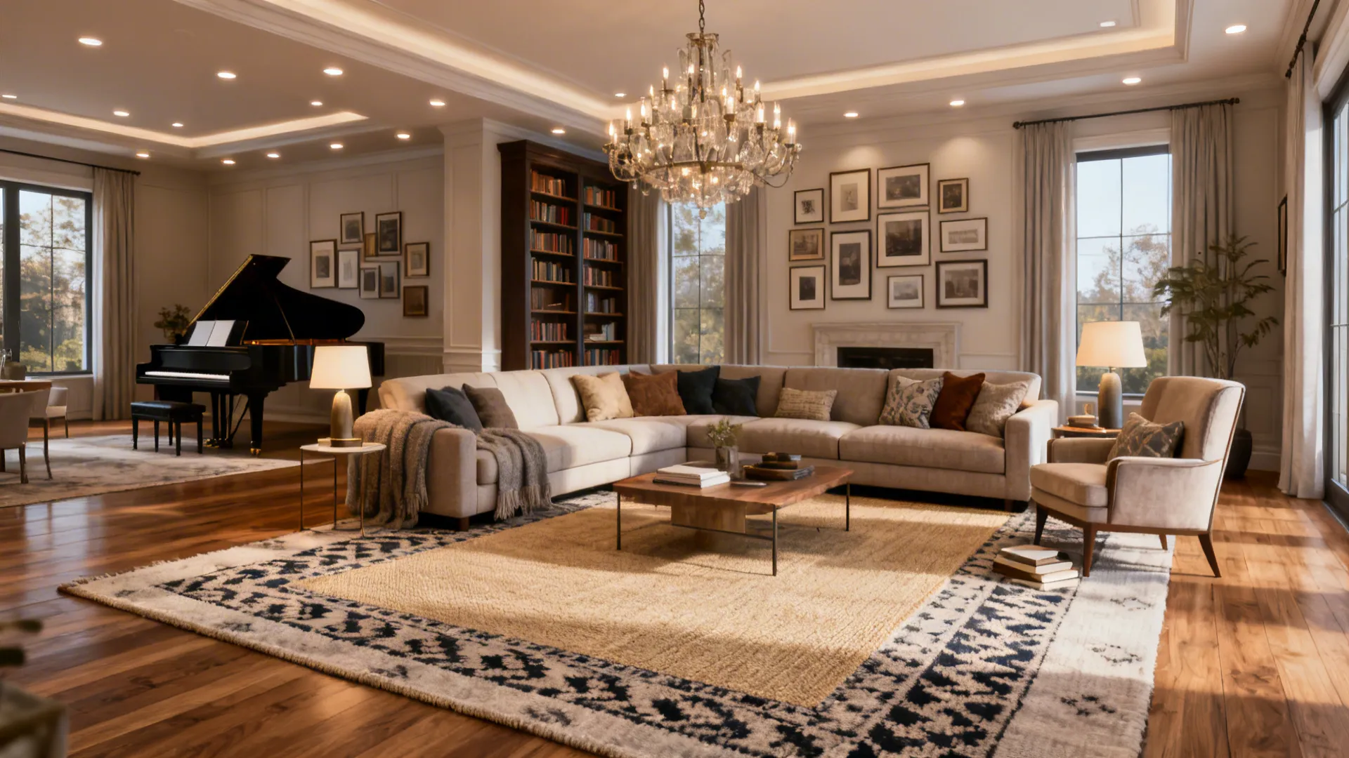 Furnish Large Living Room: 5 Bold Ideas