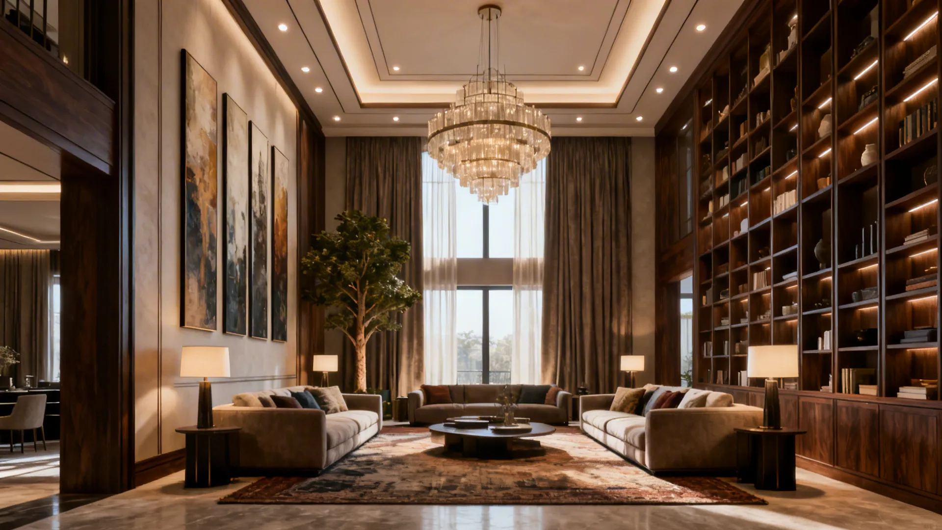 High Ceiling Living Room Ideas (5 Inspo)