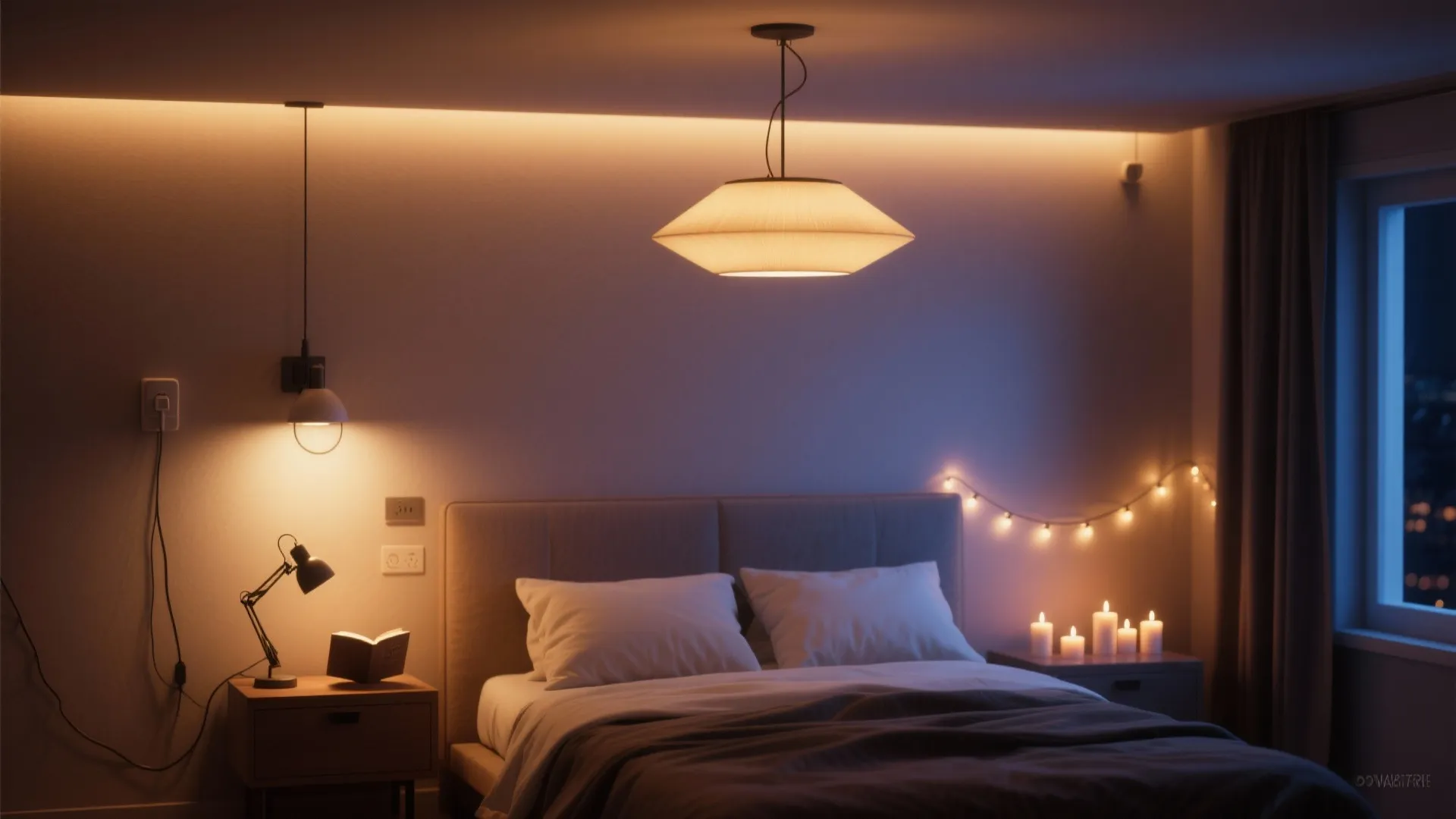 4. Smart, cozy lighting