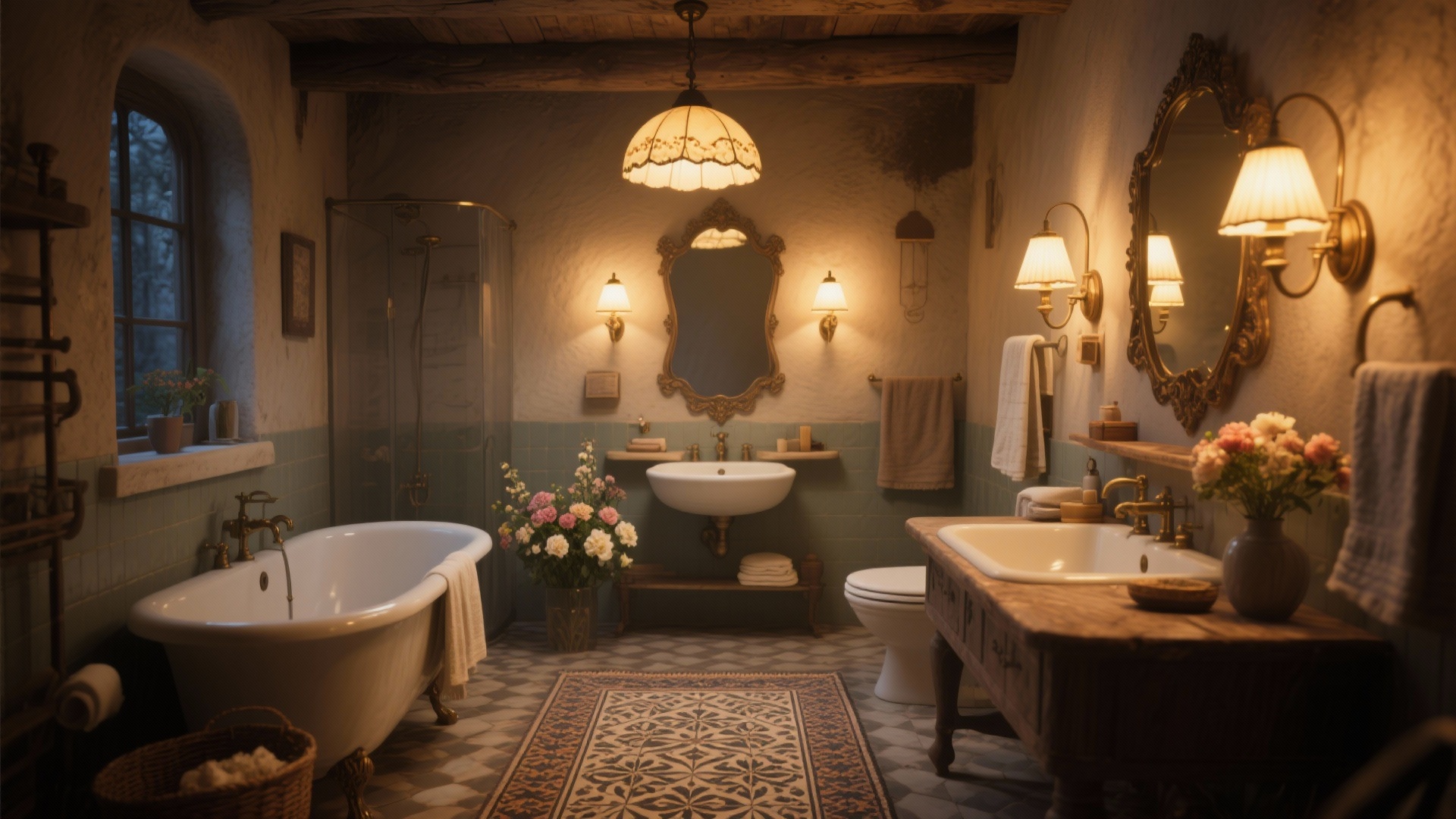 Small Bathroom Feels Cold? 5 Country Style Bathroom Ideas