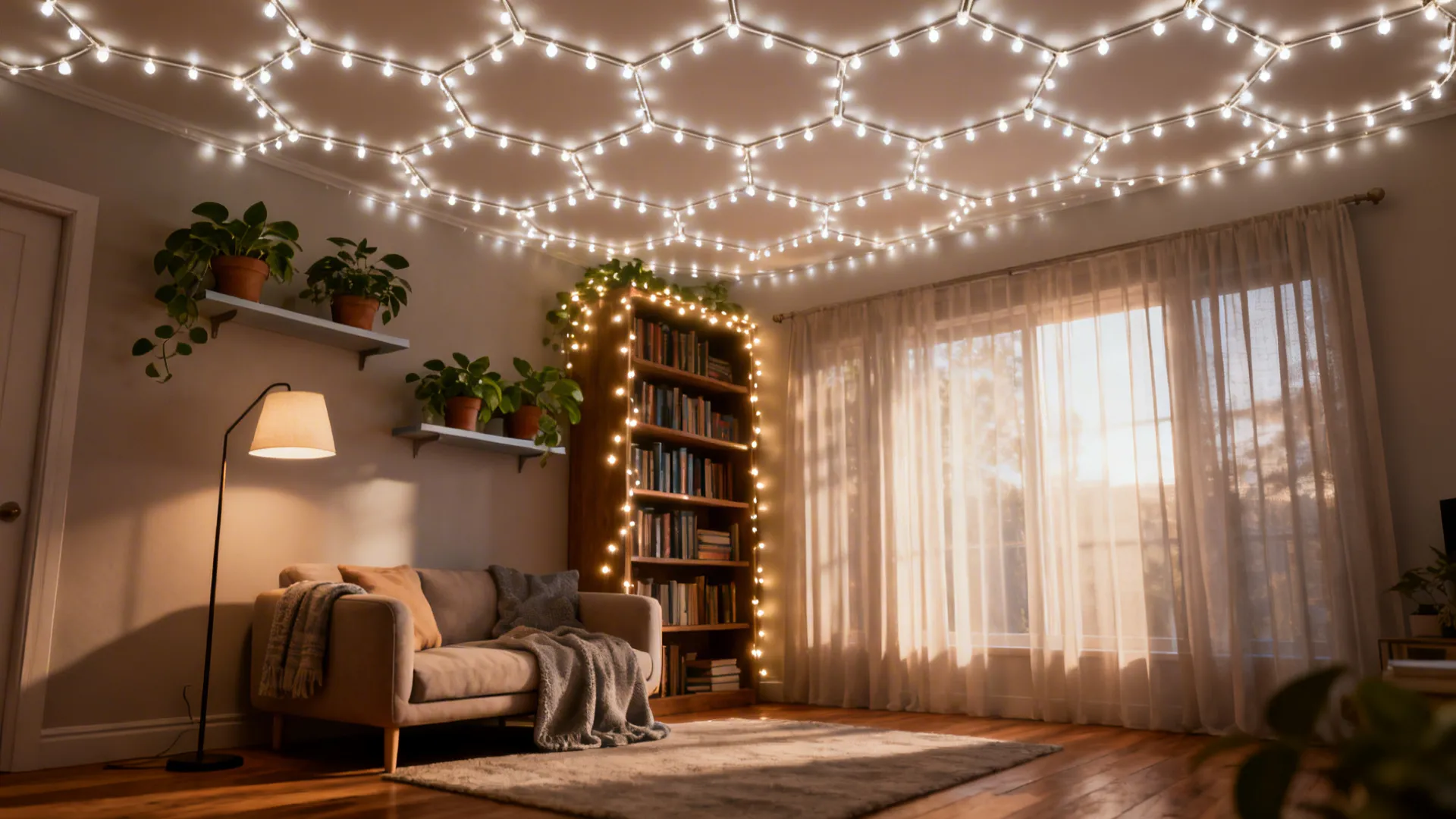 5 Cozy Ideas for Indoor String Lights