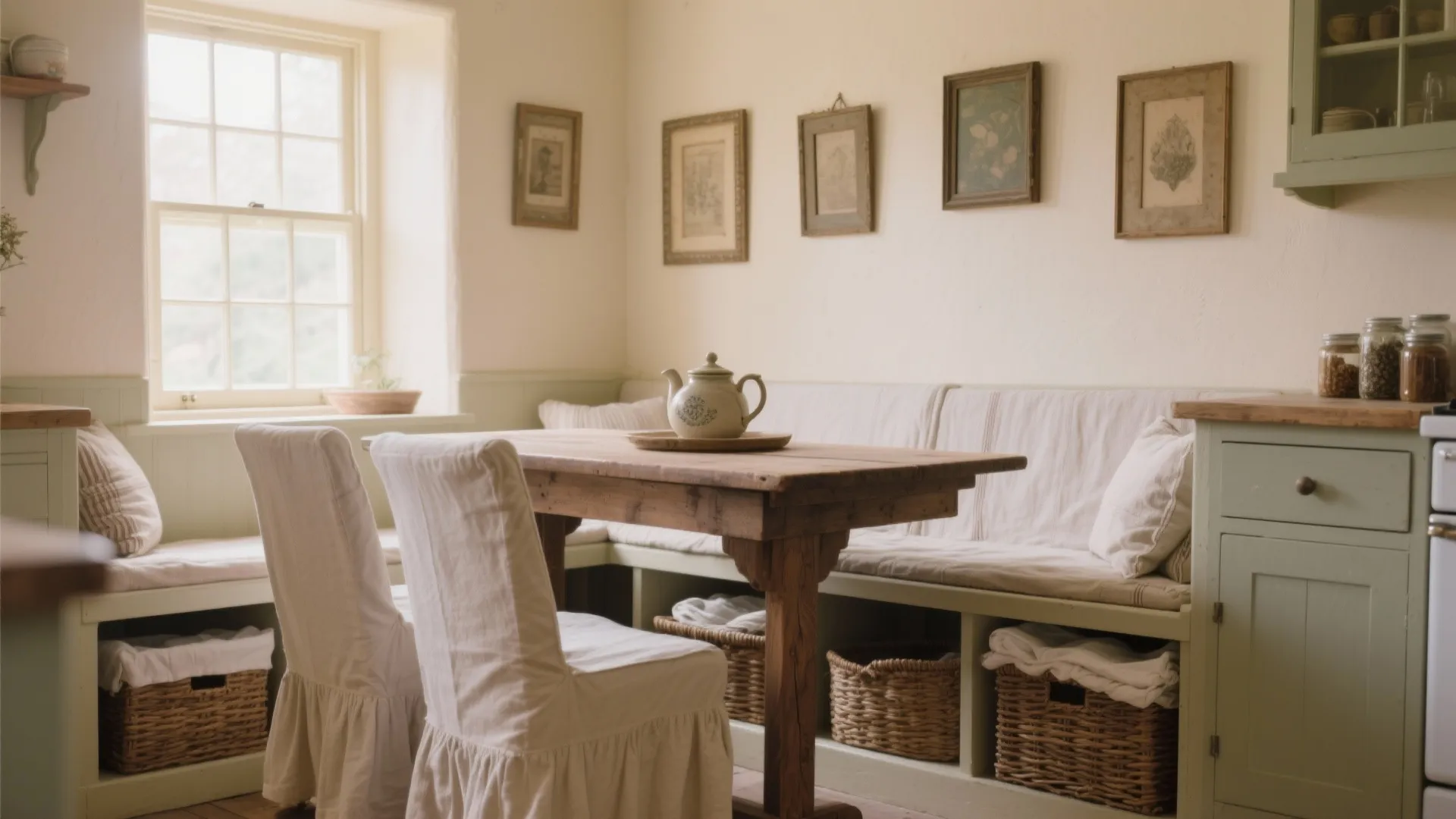 4. Cozy Nooks: Breakfast Stations and Thrifted Finds