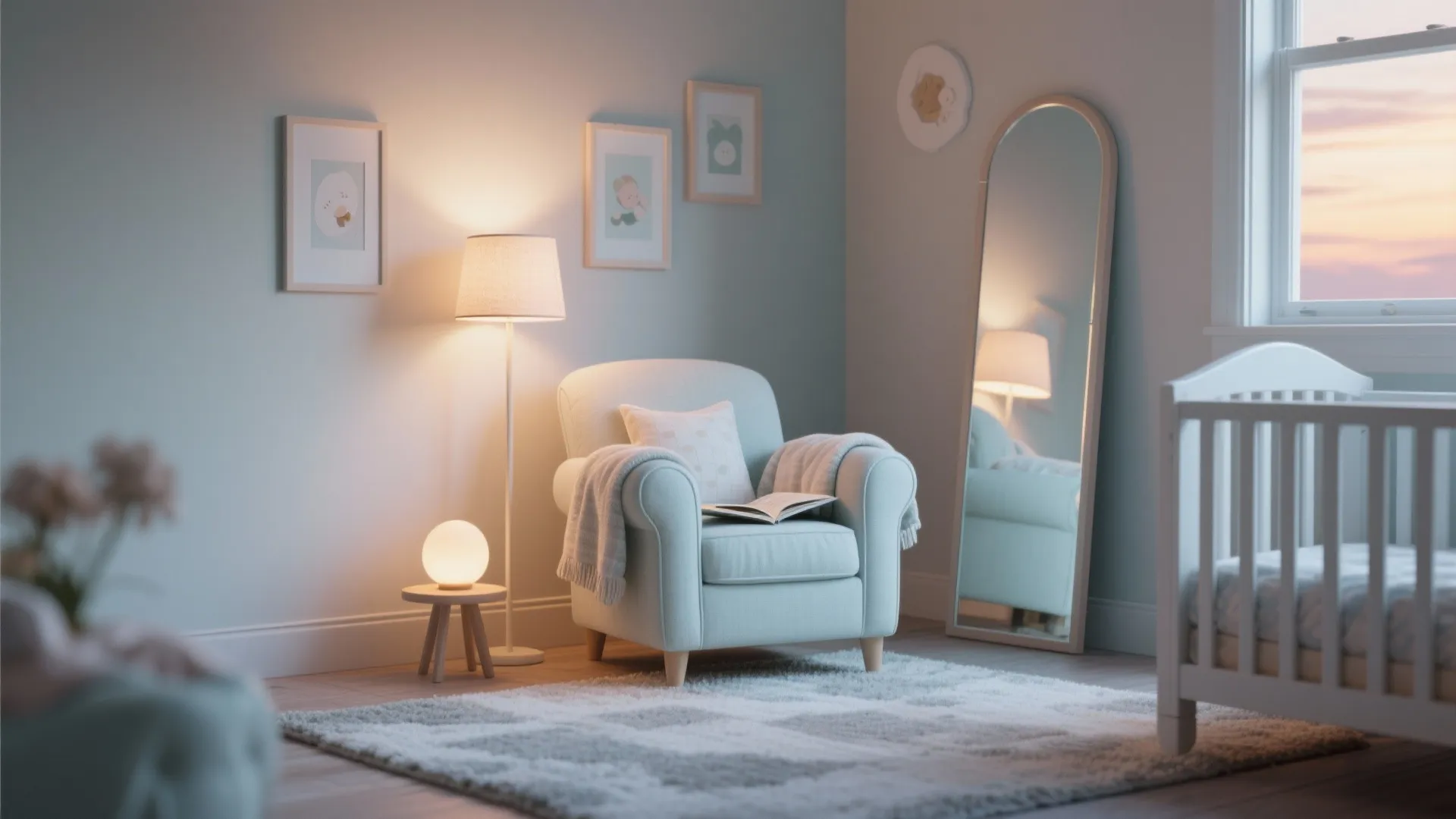 5. Cozy corner: mini reading nook and flexible lighting