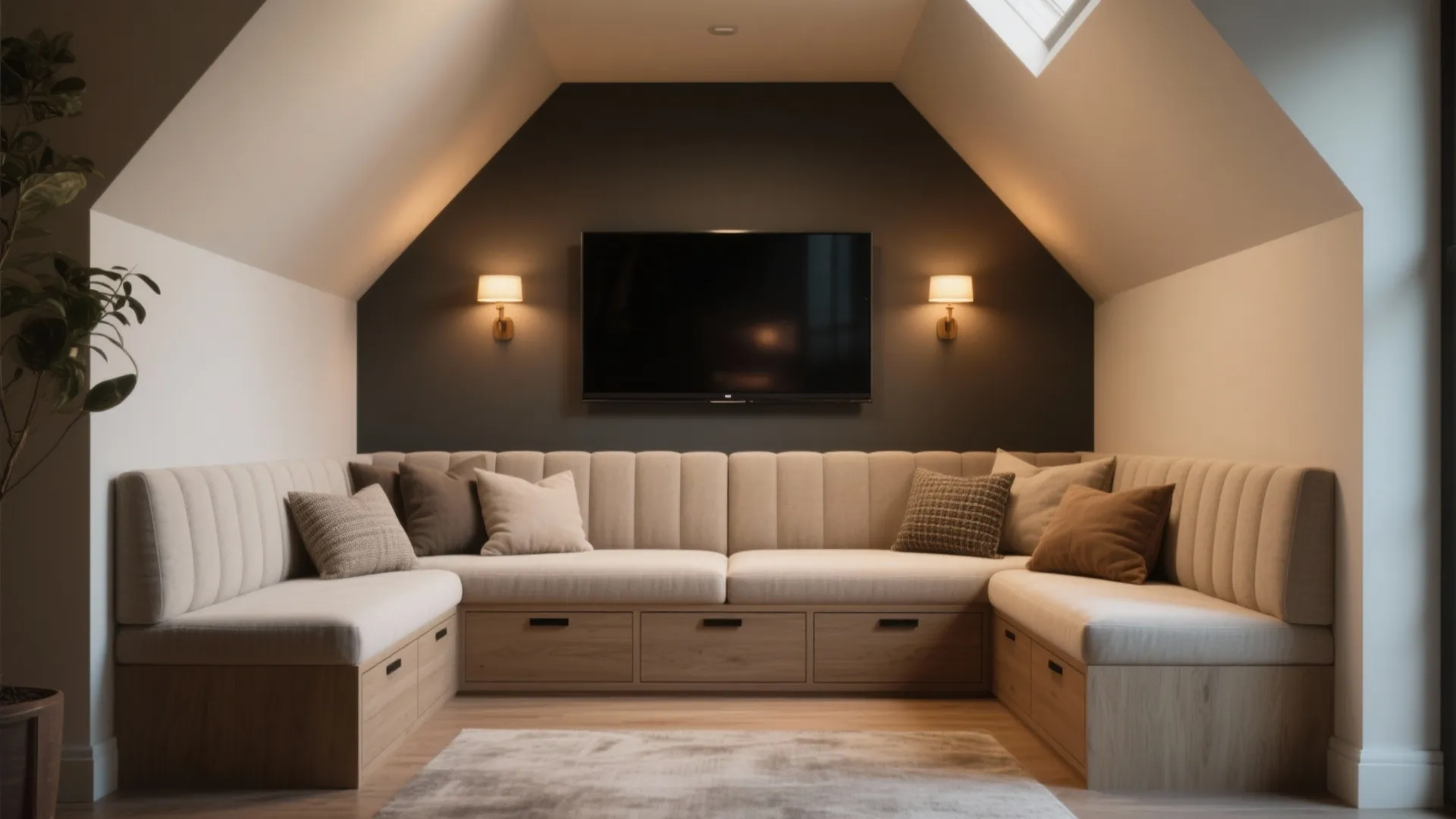 2. Create a cozy nook with built-in seating