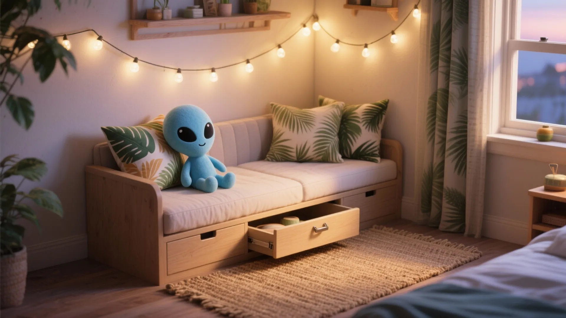 5. Cozy nooks and convertible seating