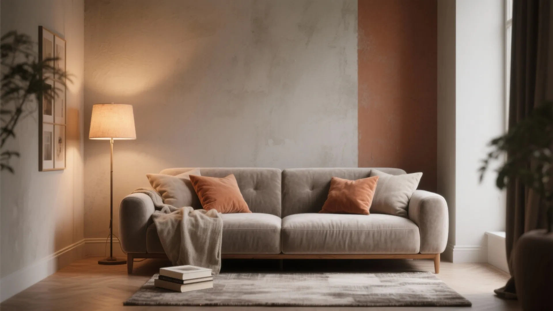 2. Create cozy nooks with matte accent walls