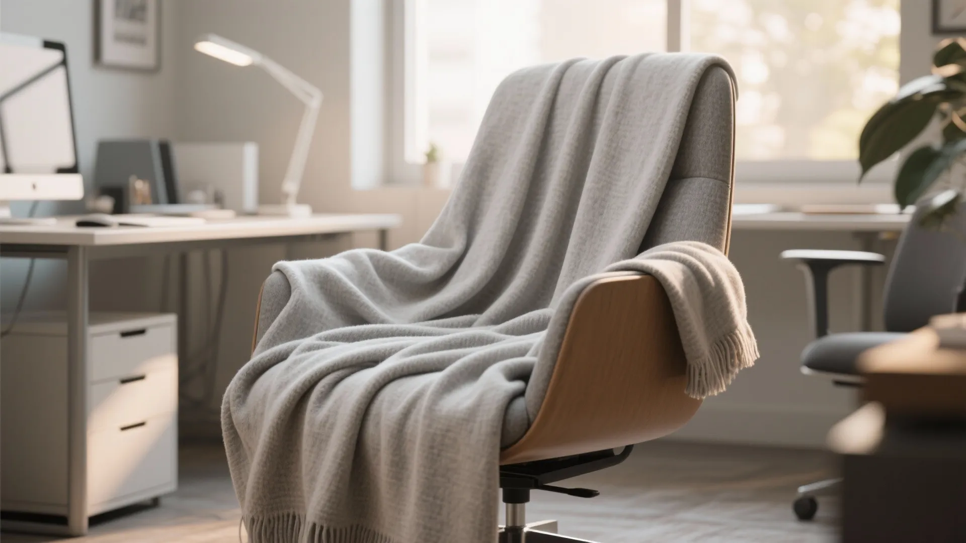 2. Cozy Office Blankets