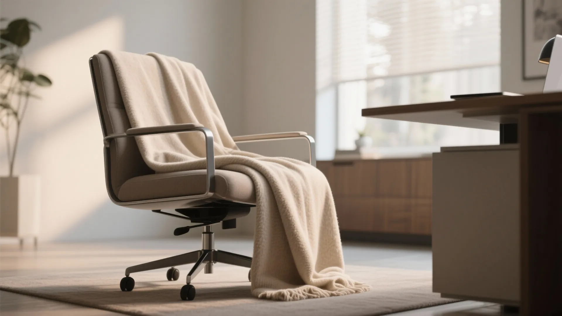 2. Cozy Office Blankets