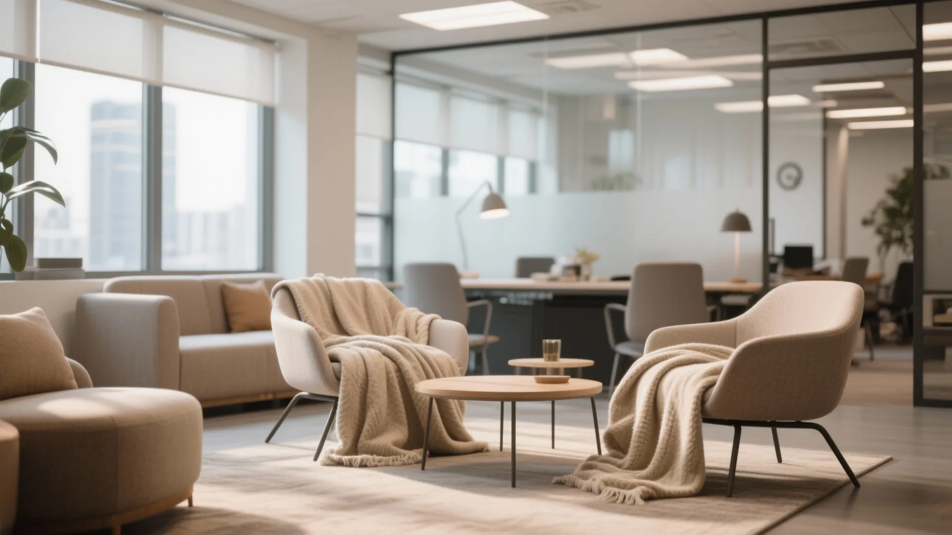 2. Cozy Office Blankets