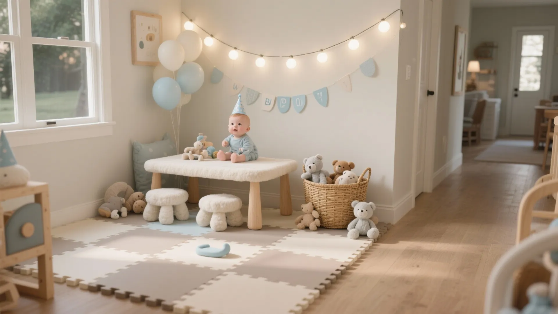 Cozy Play Zone With Soft Mats