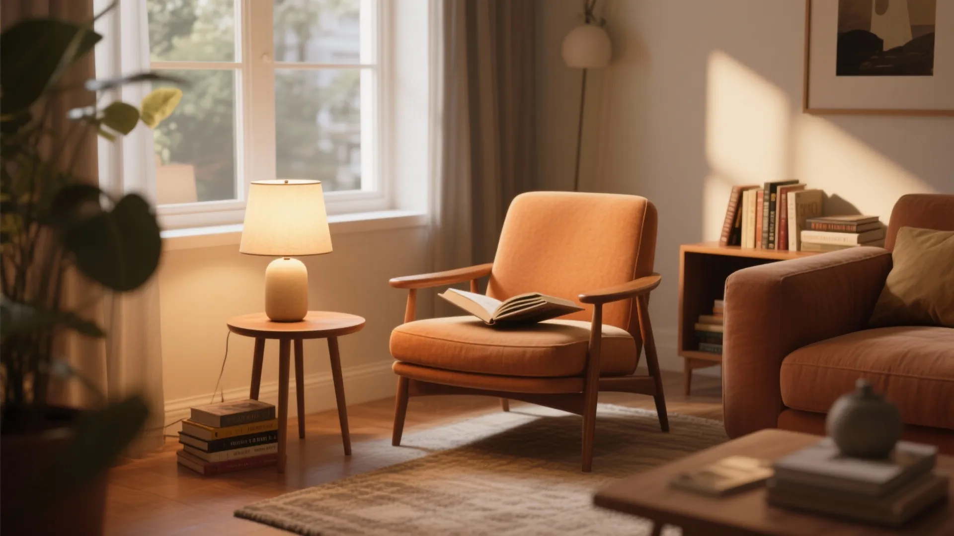 7. Cozy reading corner