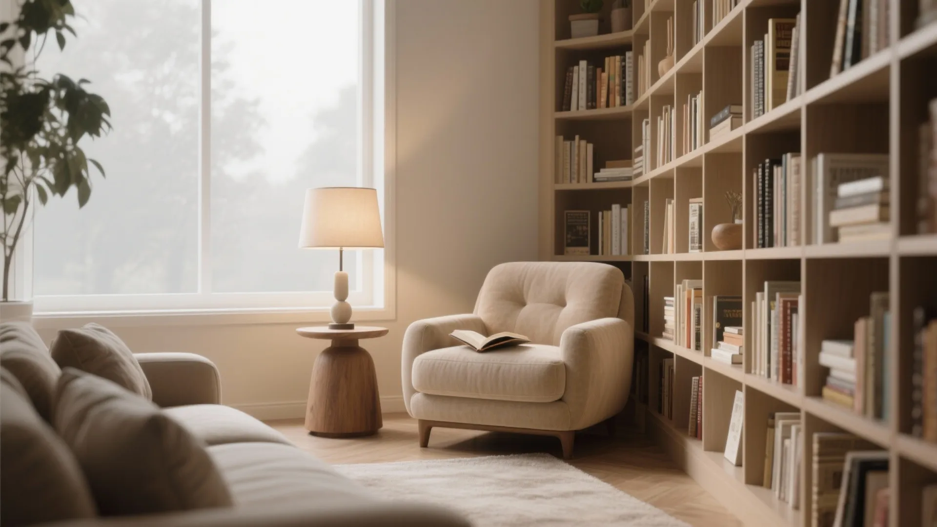 2. Cozy Reading Nook with Armchair