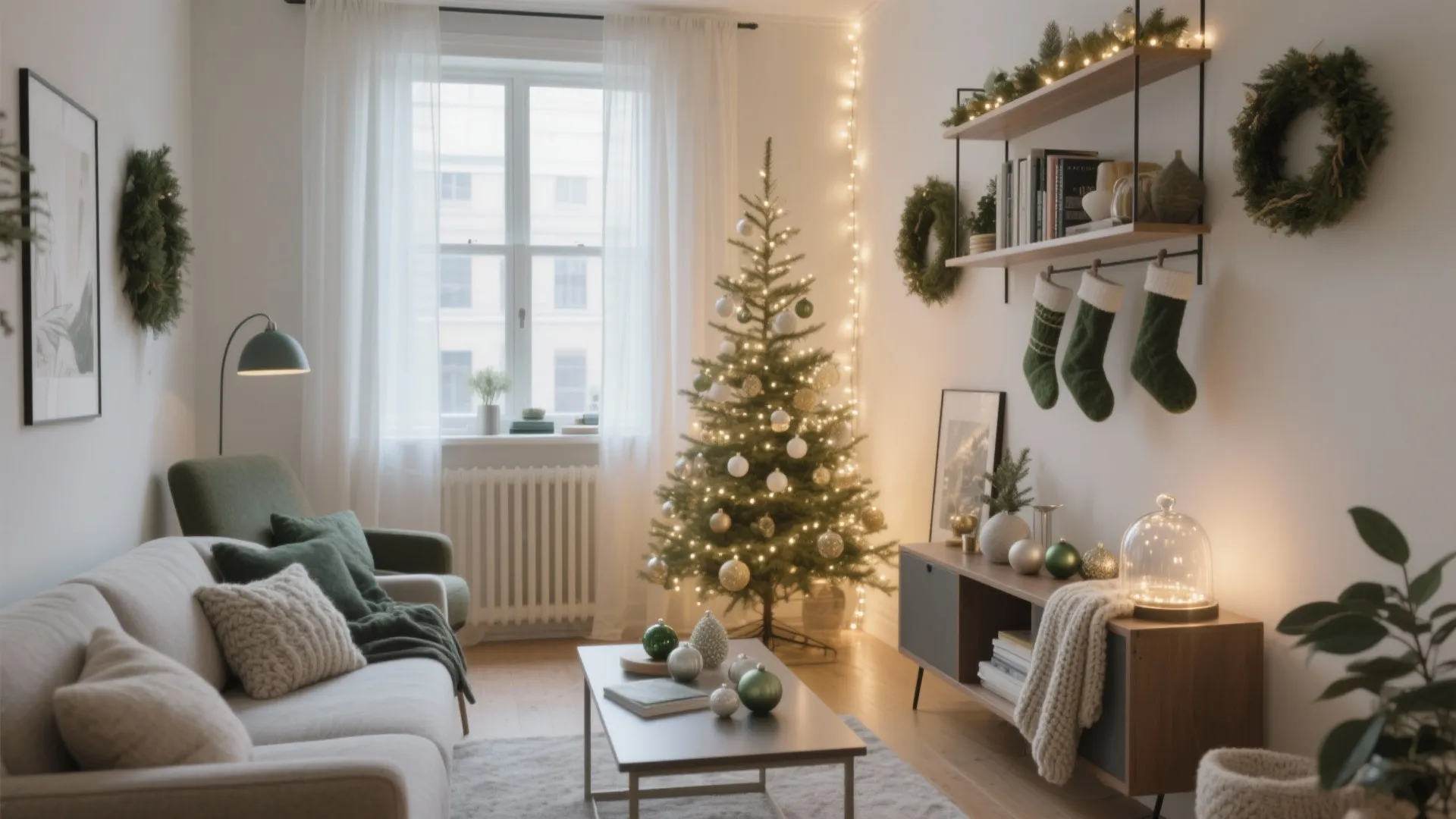 Christmas Decorating Ideas for Small Spaces: Big Cheer, Small Footprint: 1 Minute to Holiday Magic: Fast-Track Guide to Chic Small-Space Christmas Decor
