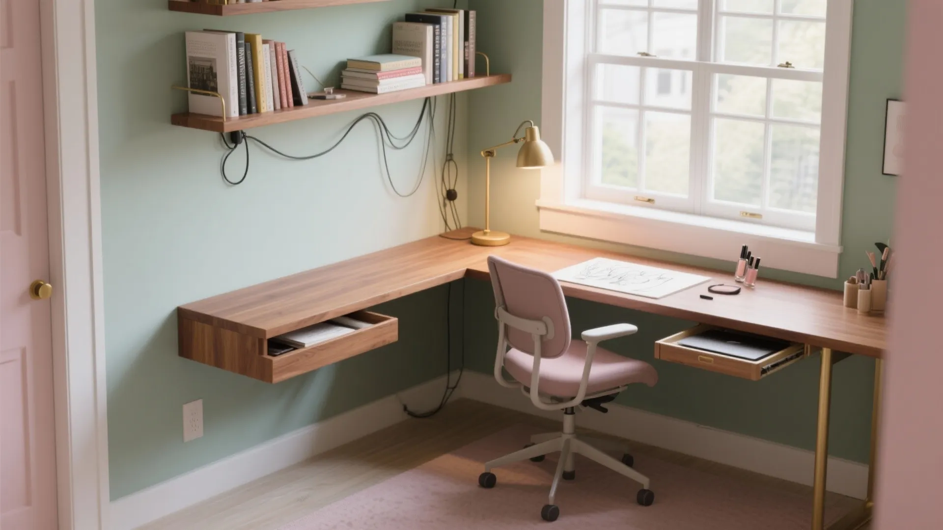 3) A Study Nook She’ll Actually Use