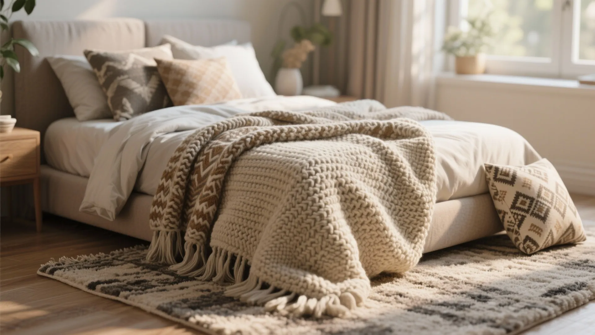 10. Add a Cozy Textile Layer