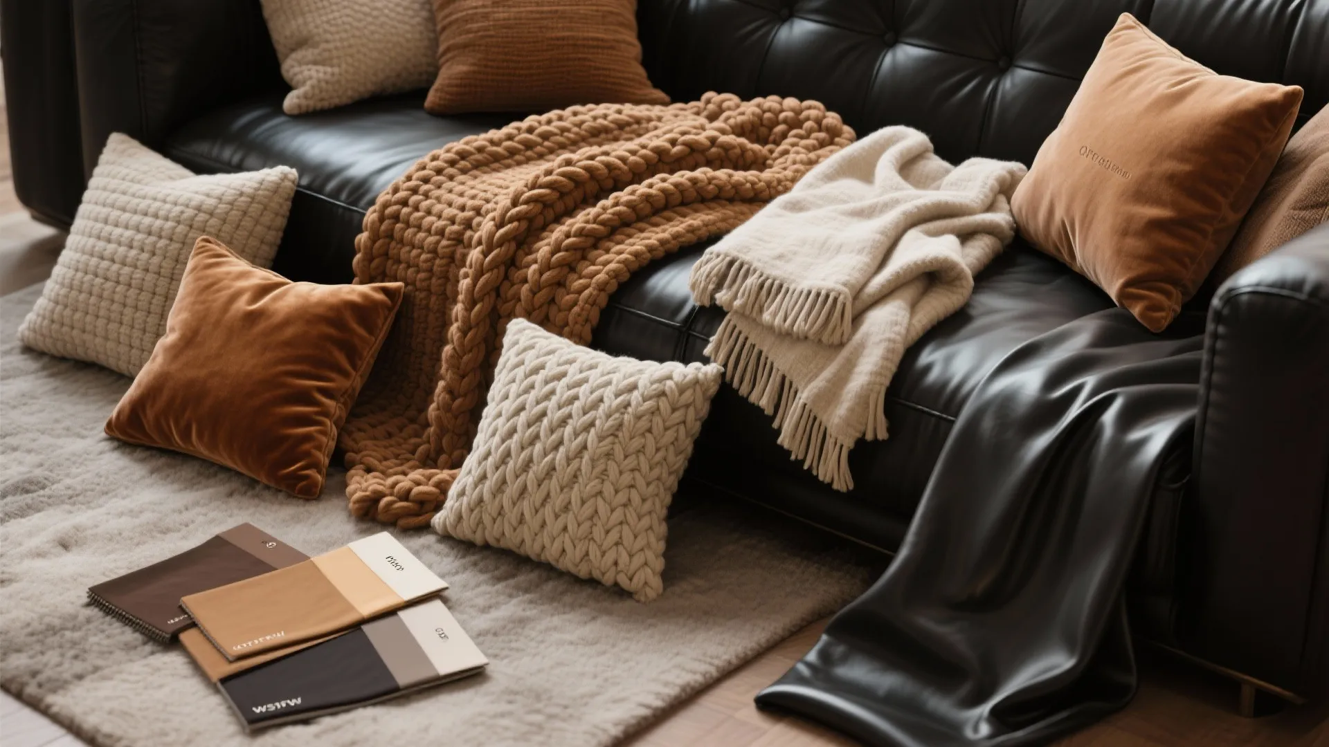 5. Layer with Cozy Textiles