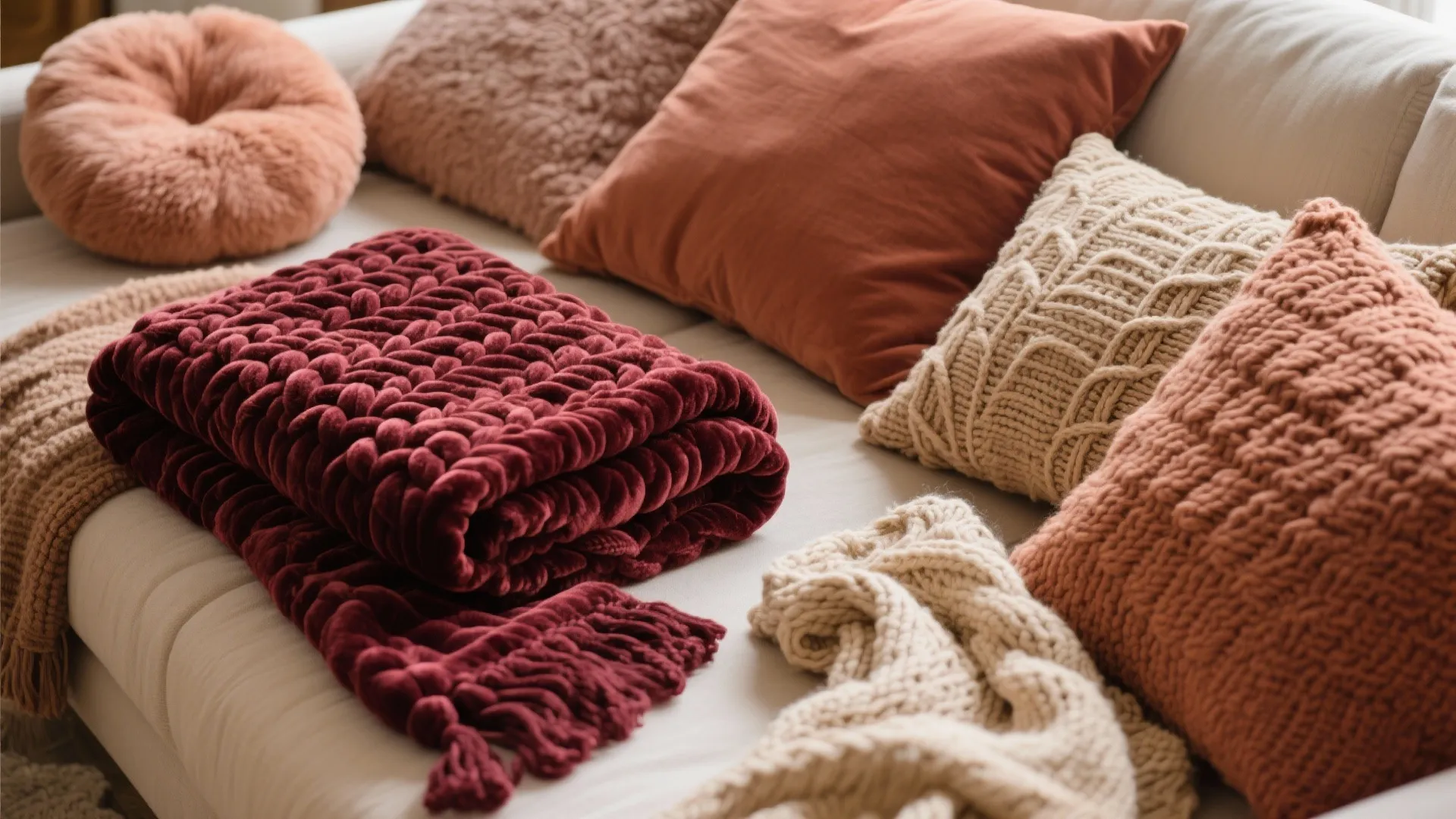 3. Layered Textiles for a Cozy Vibe