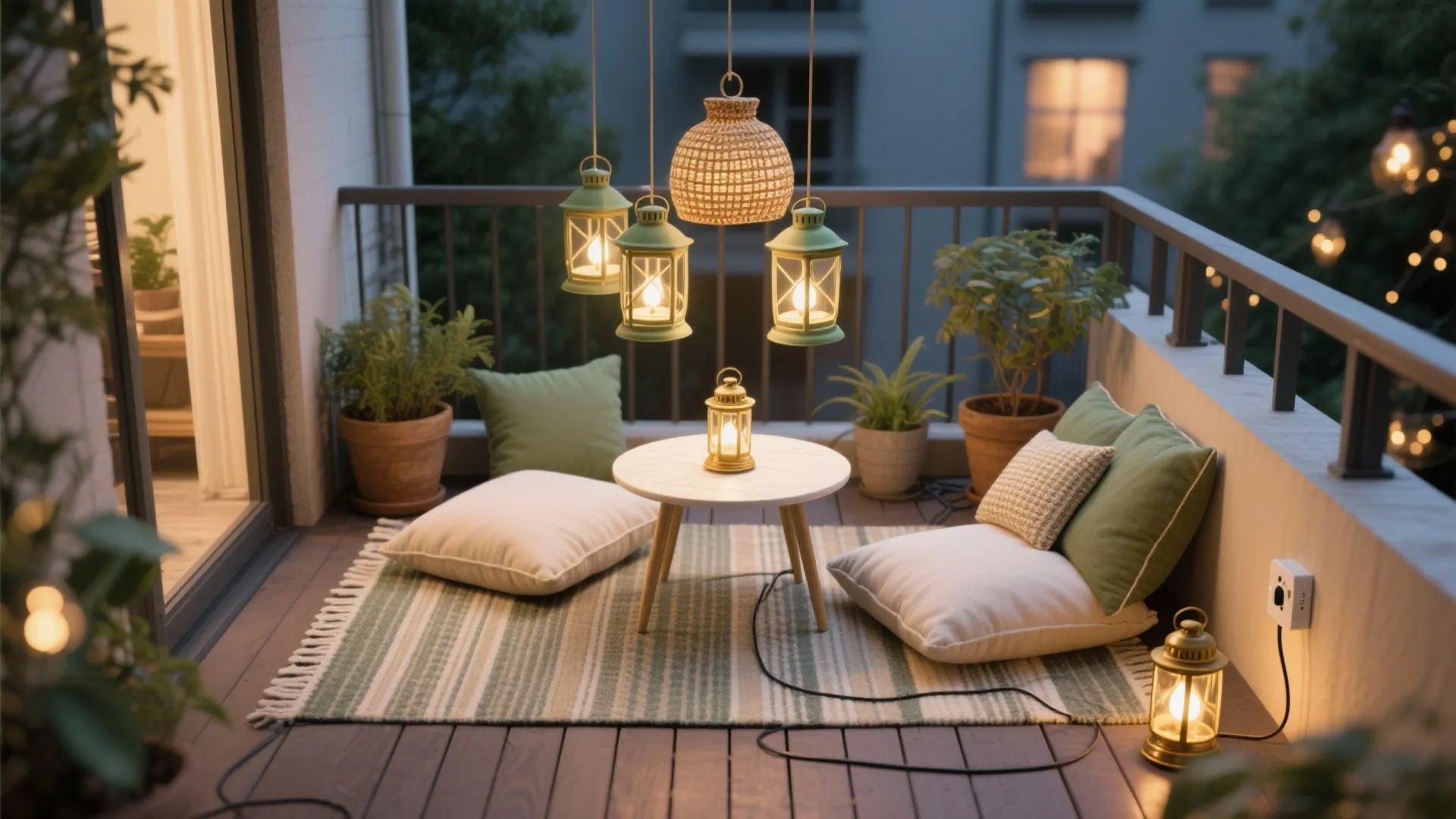5. Create a cozy seating vignette