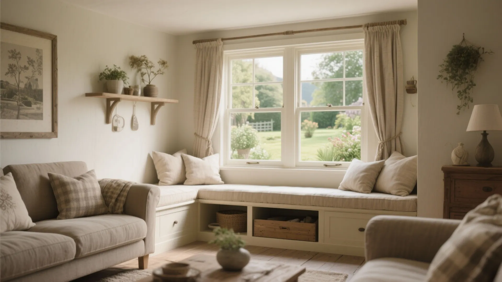 2. Cozy Window Seat Nook