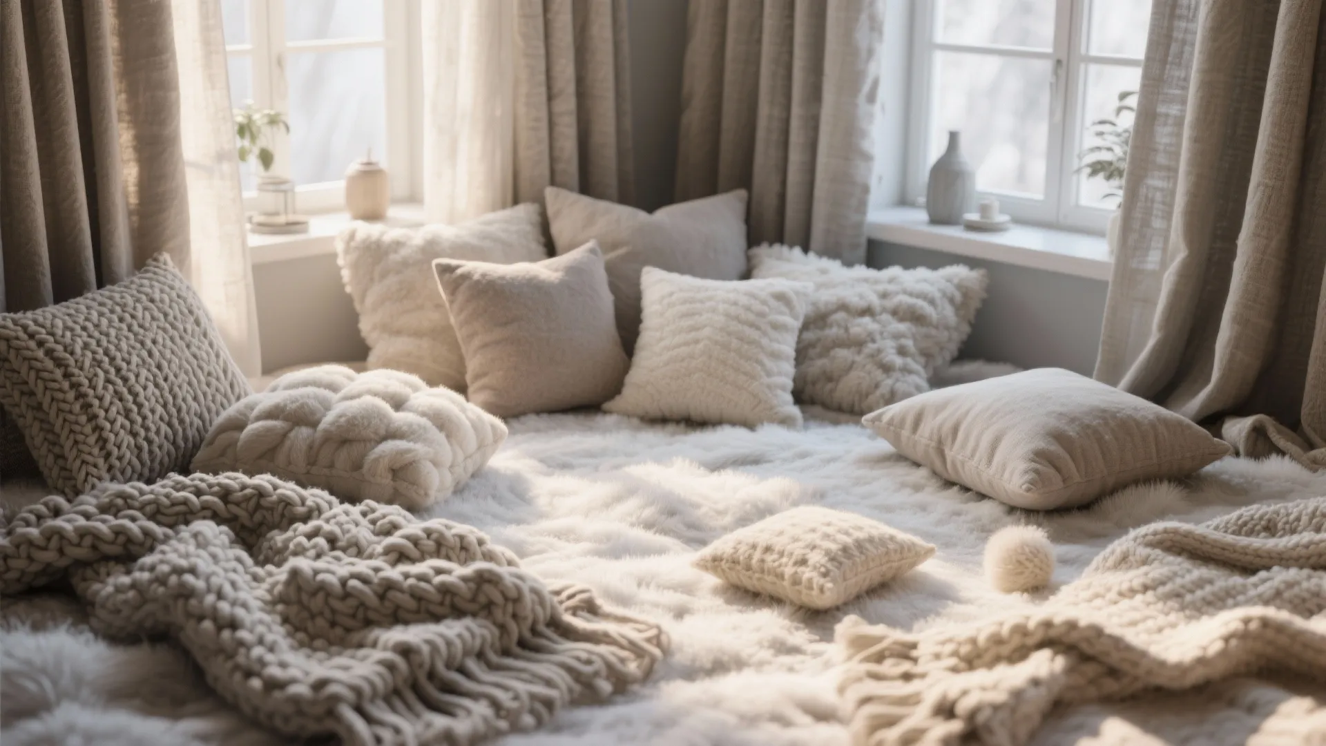 9. Cozy Textiles for Winter
