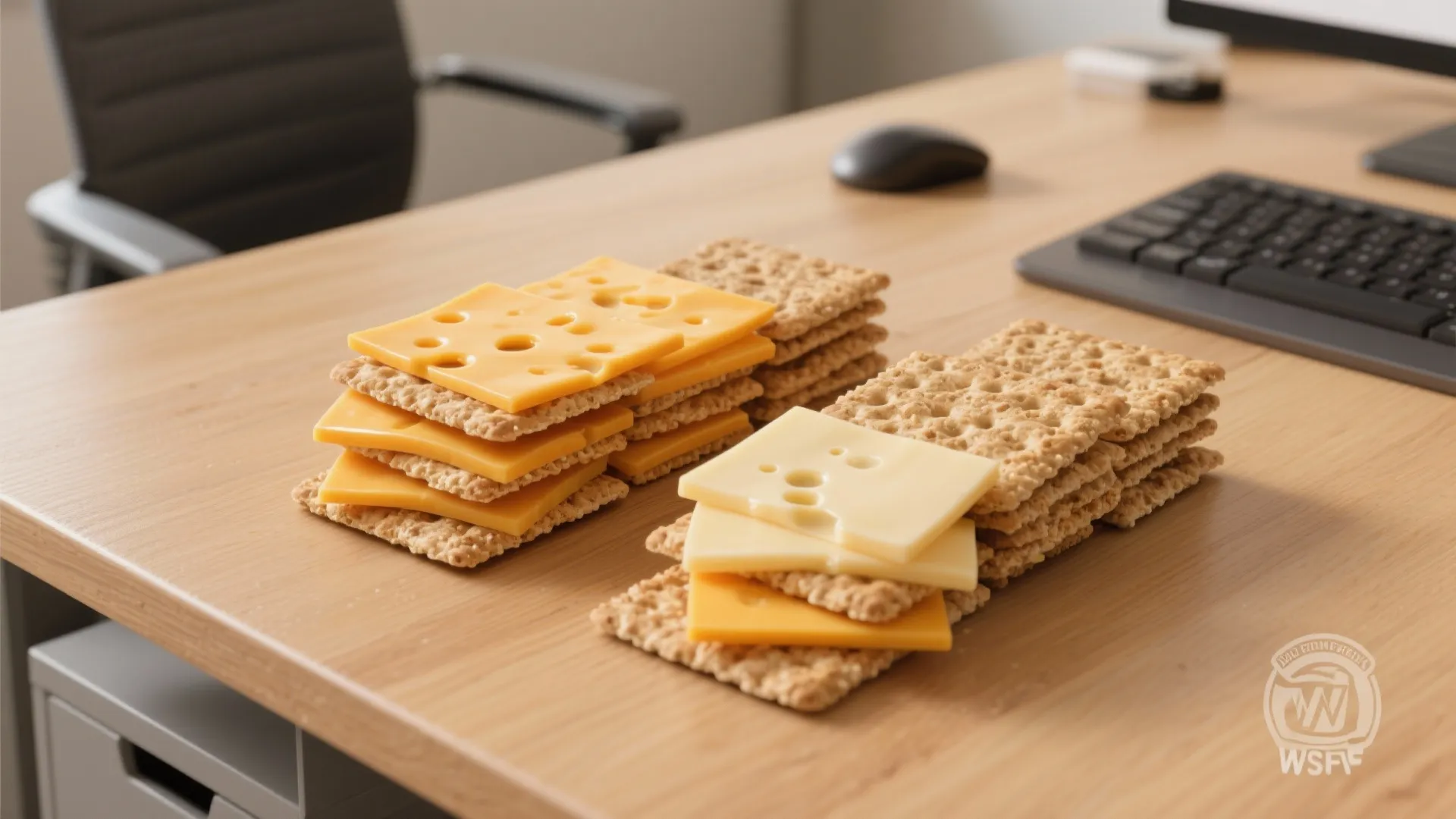 9. Whole Grain Crackers with Cheese