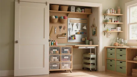 Organize Craft Supplies: 5 Small-Space Ideas