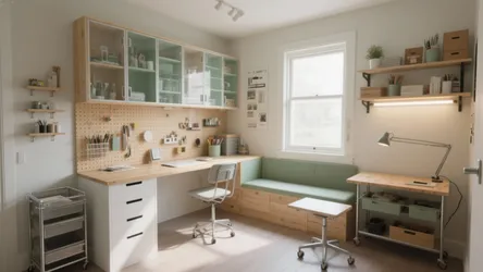 5 Small Craft Room Designs & Layouts That Work