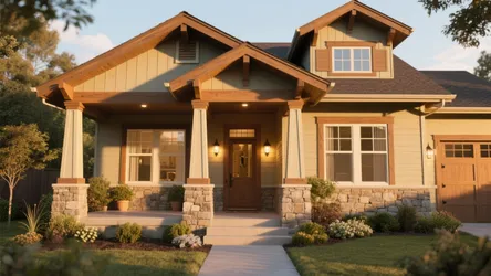 4-Bedroom Craftsman Home Ideas