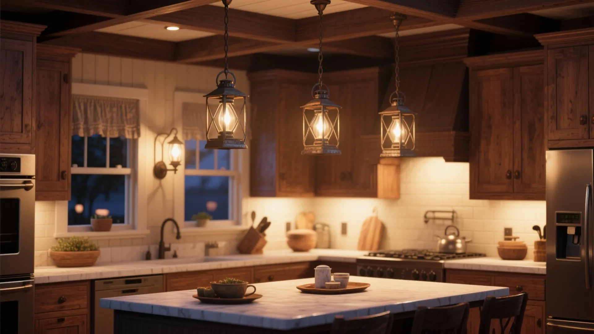 9. Craftsman Light Fixtures