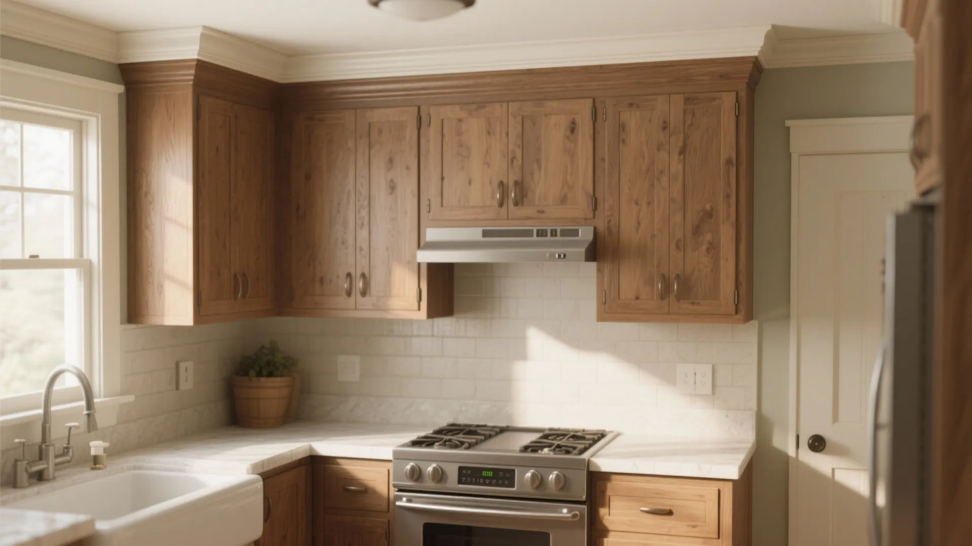 4. Craftsman-Style Step Crown