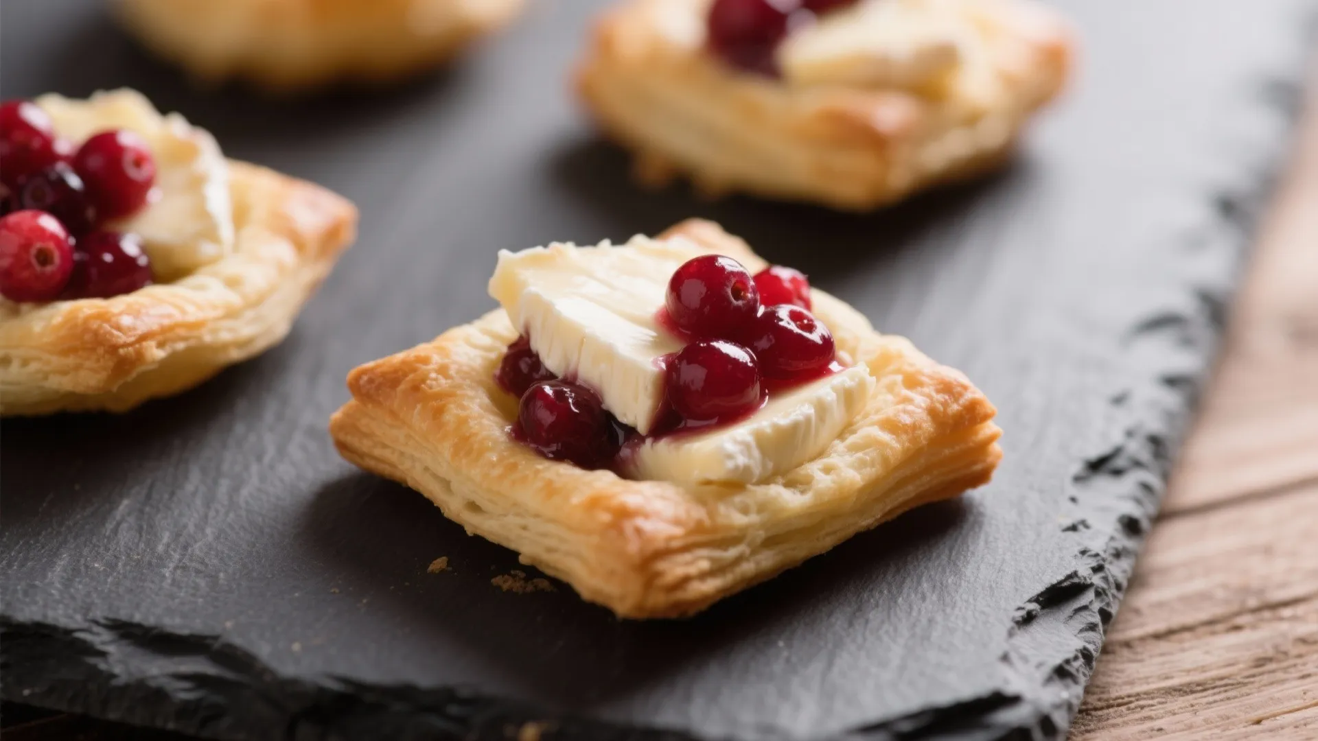 3. Cranberry Brie Bites