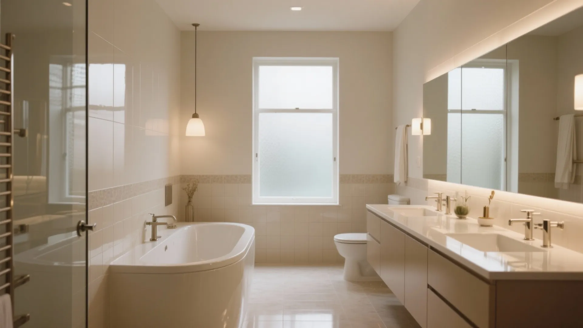 10 Cream Tiled Bathroom Ideas: Small Bathroom, Big Charm: 10 Cream Tile Styles I Love