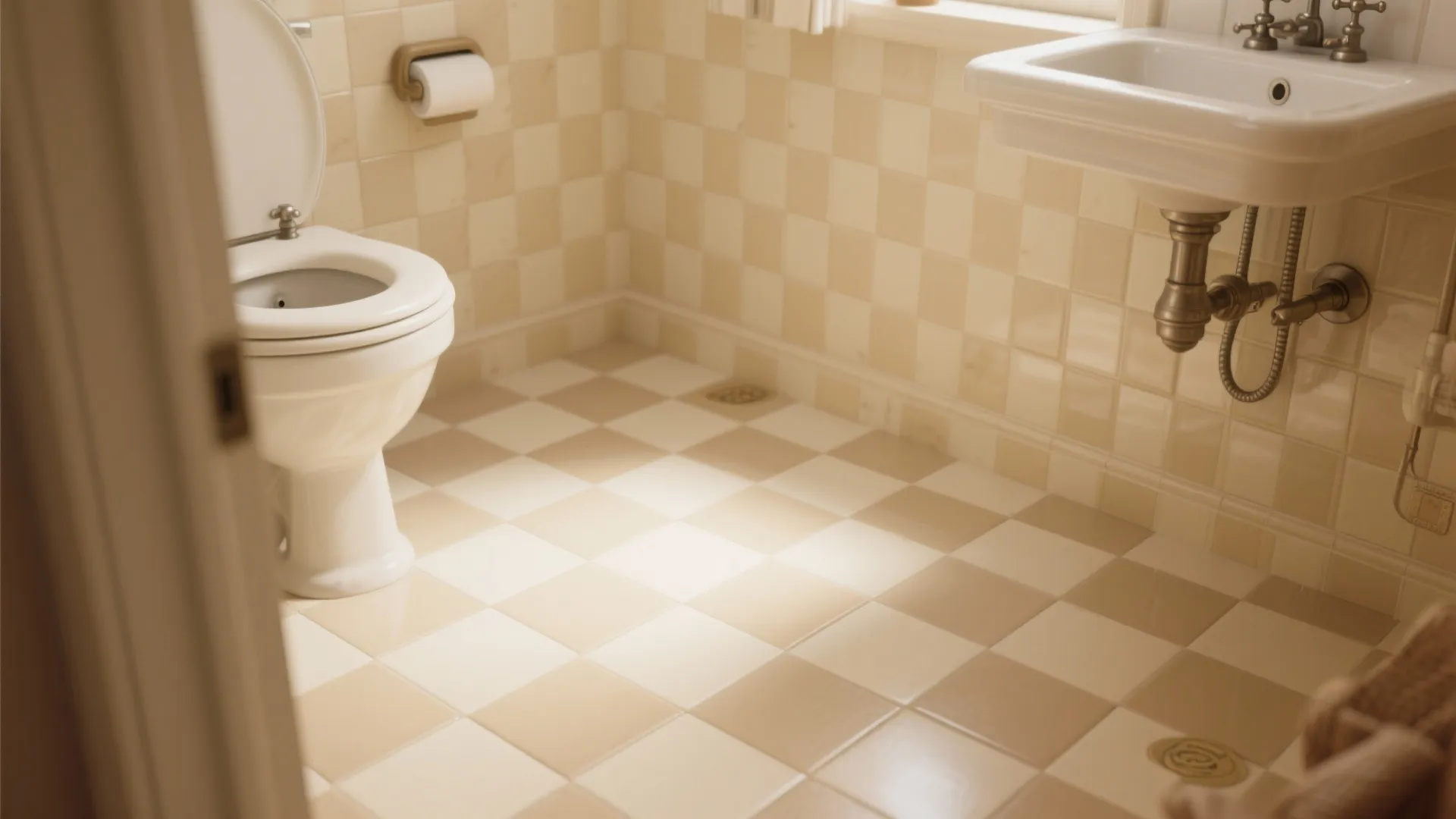 5. Checkerboard with Warm Shades