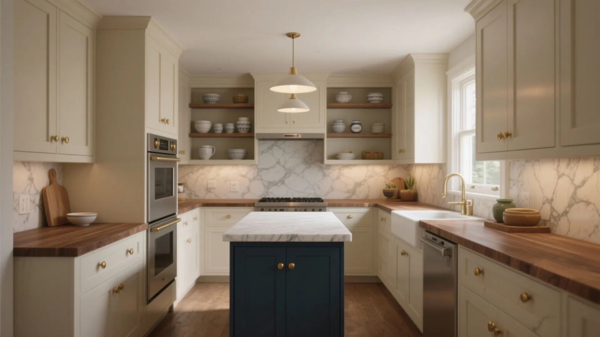 5 Cream Kitchen Cabinet Ideas: Creative cream-colored kitchen cabinet ideas to brighten small spaces