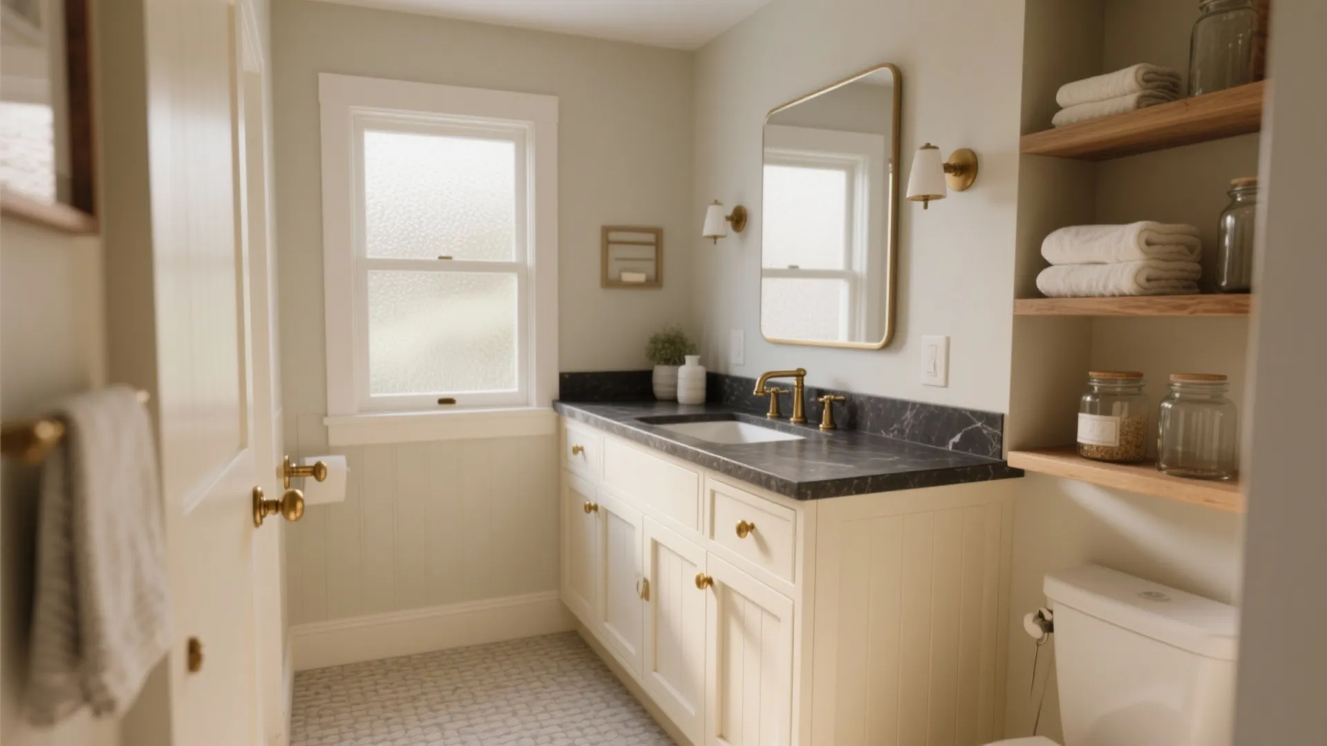 5 Cream Colored Bathroom Cabinet Ideas