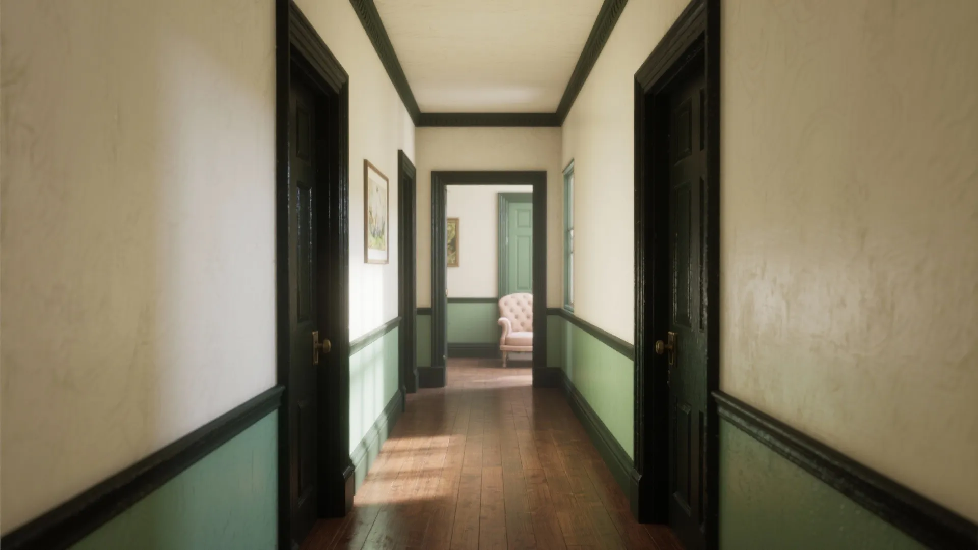 3. Heritage Creams and Soft Pastels with Dark Trim