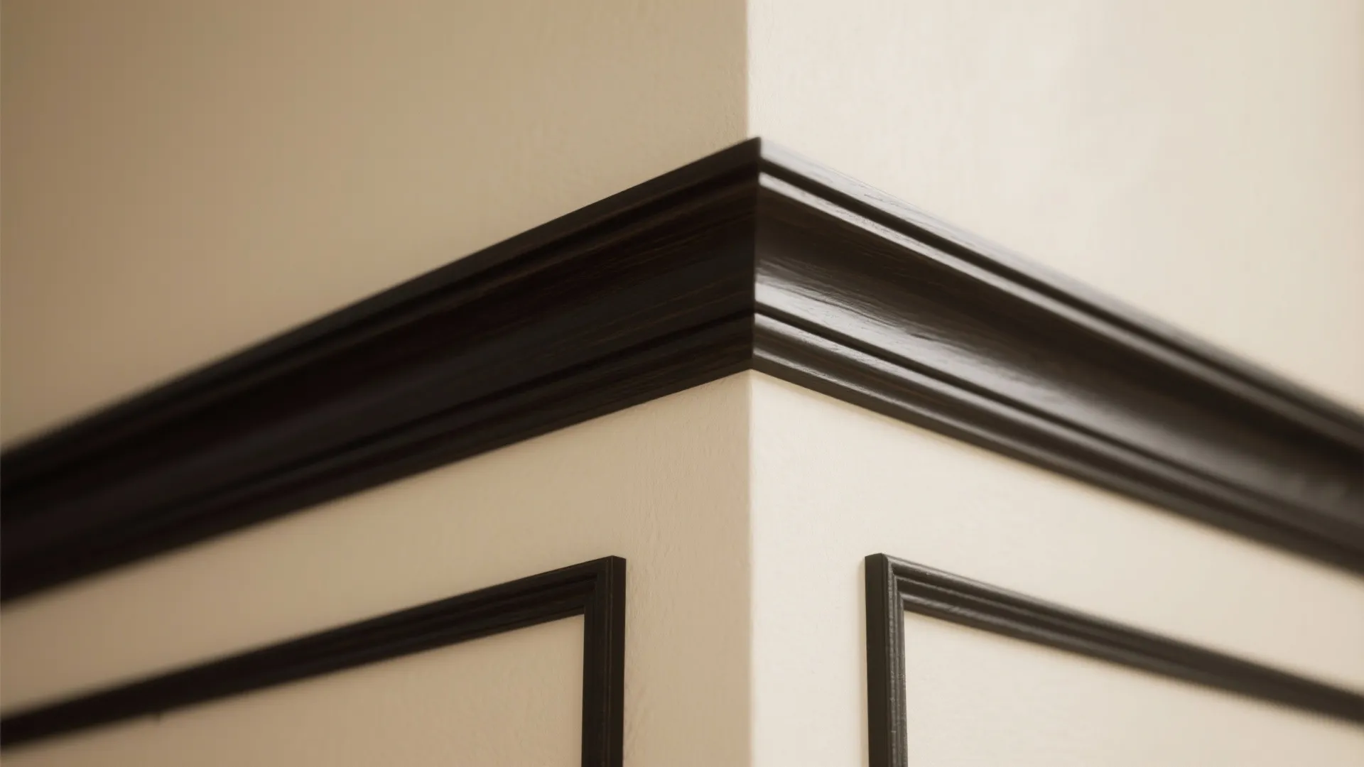 Cream Walls with Contrast Trim