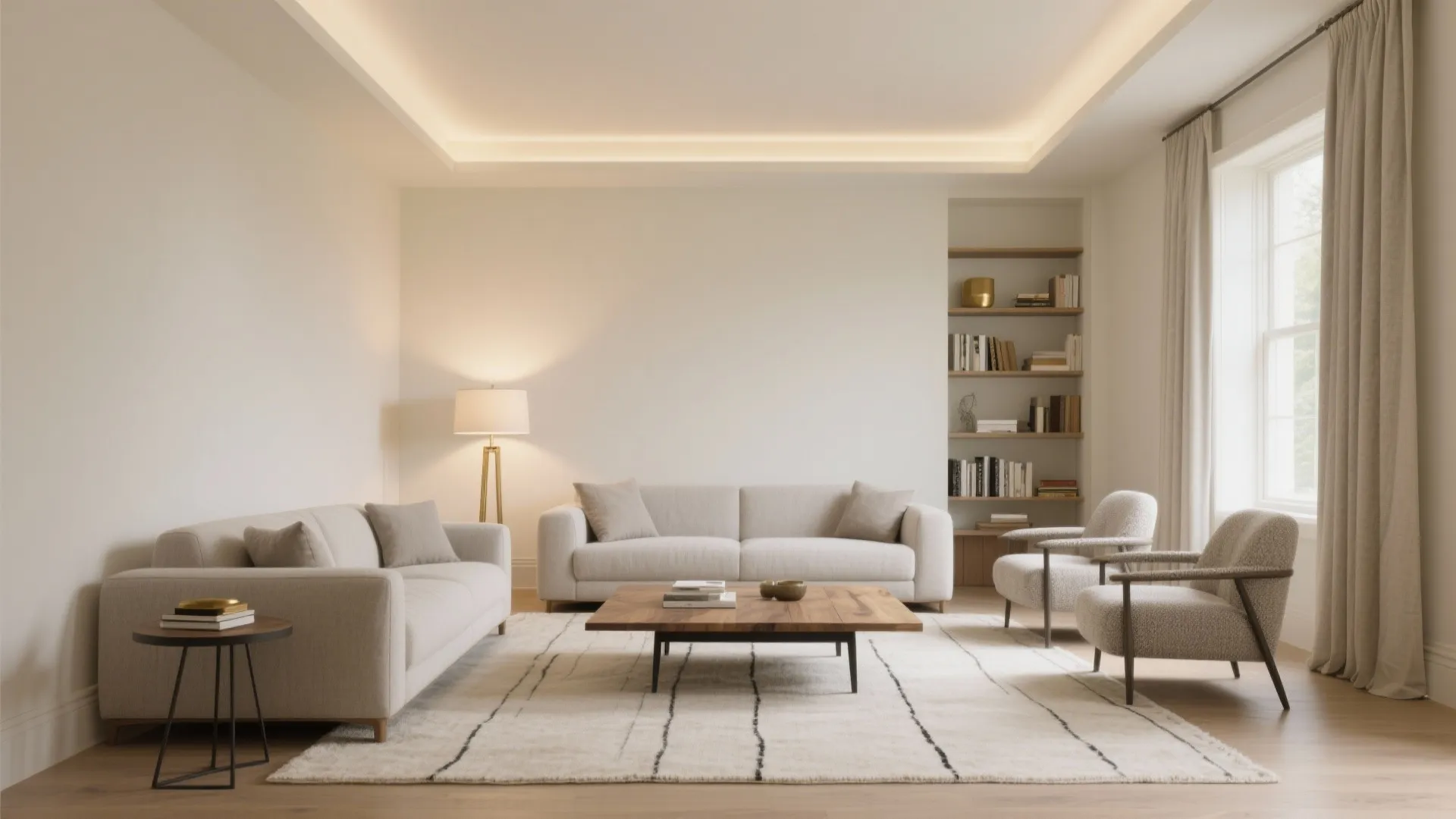 Cream Colour Combination for Living Room: Design Ideas