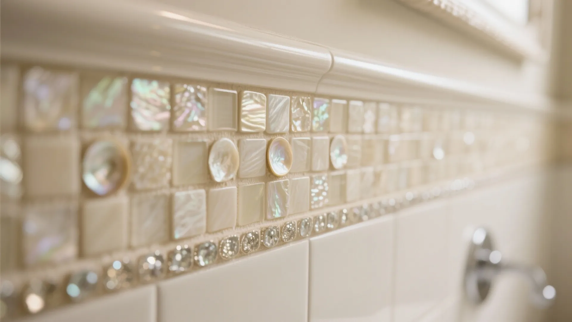 7. Cream Mosaic Borders