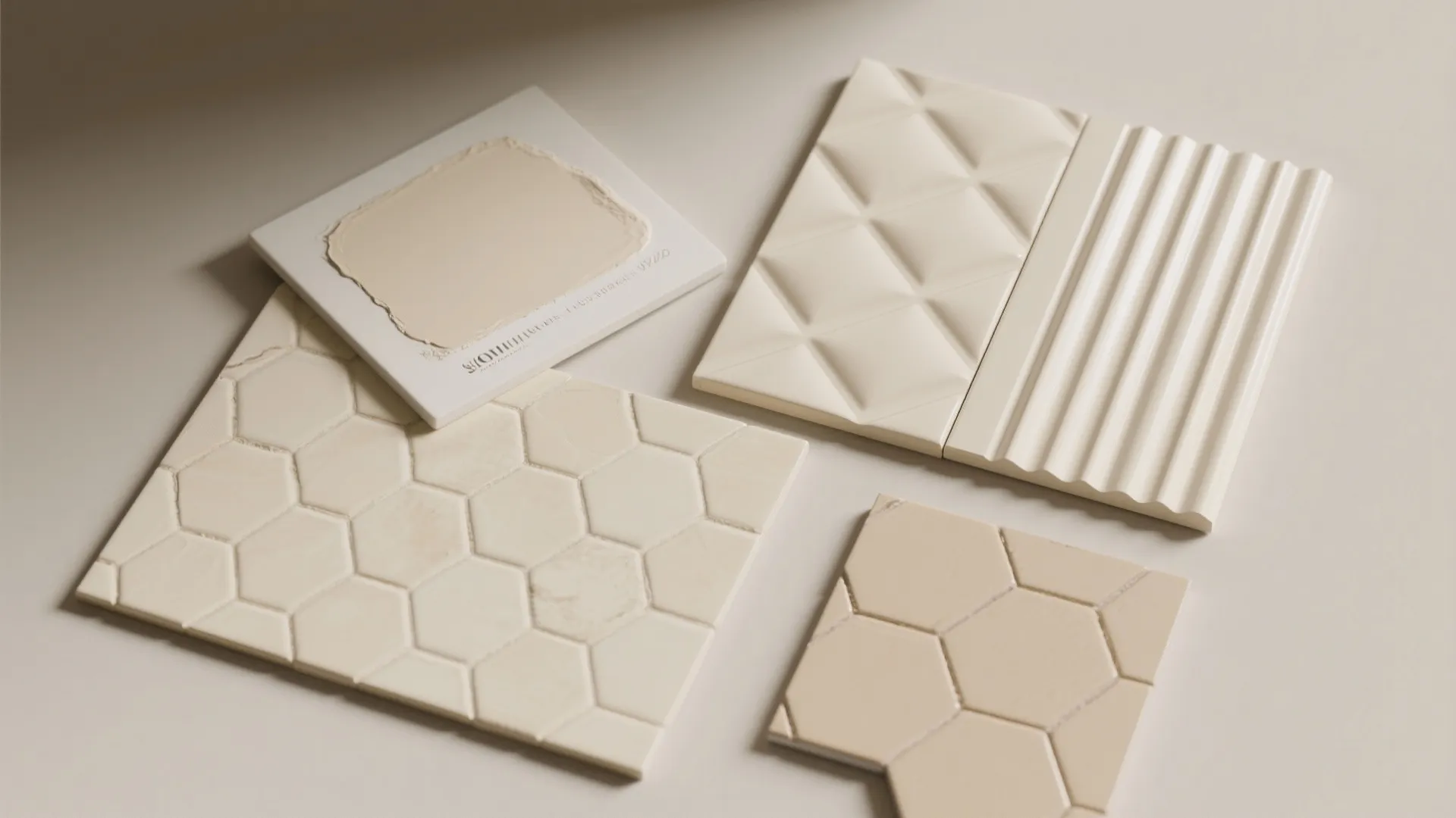 3. Monochrome Cream with Texture Play